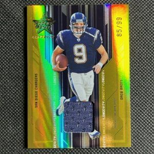 2005 Leaf Rookies & Stars Longevity Parallel Holofoil /99 Drew Brees #80